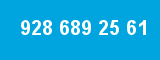 928 689 25 61